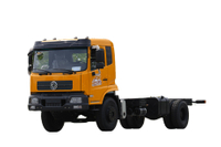 DF 4 × 2 Yuchai 260 HP fabricante de chassi de caminhão de transporte de porta traseira hidráulica_Cummins / Weichai / Sinotruk Modificação de chassi de veículo especial off-road 4 × 4 15/10/20 toneladas cotação de exportação_Dois eixos traseiros com pneus duplos para puxar gado e ovelhas, configuração de carregamento de carga de vegetais e grãos